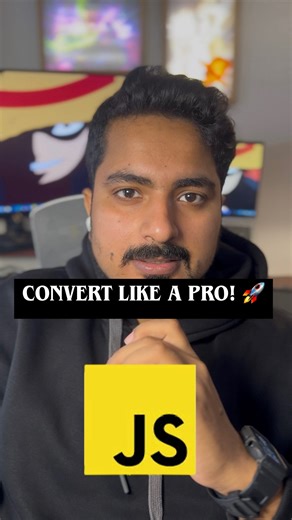 Kundan on Instagram: "FOLLOW @engineerinazure FOR MORE SUCH CONTENT JS Trick: Convert String to Number in Seconds! #javascript #jstips #jsdeveloper #webdevelopment #codingtips #programmingreels #codereels #learnjavascript #frontenddeveloper #techcontent #codingcommunity #softwareengineer #techreels #developerslife #100daysofcode #webdev"