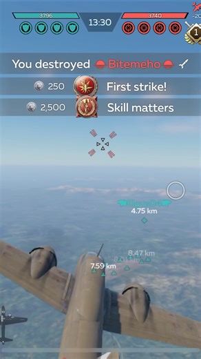 75mm cannon!!!! #warthunder #fyp #warthundermobile #gaming #fun #memes