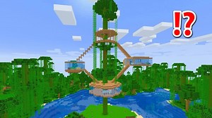 如何在Minecraft中建造一个丛林树屋--基岩版我的世界建筑