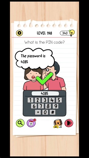 brain Test Tricky Puzzles level 198