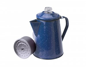 GSI Outdoors 8 cup Enamelware Coffee Percolator