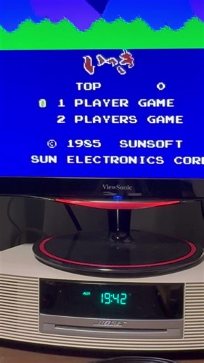 BOSE Wave Music System with NINTENDO Family Computer Game soft “IKKI”music ファミコン一揆