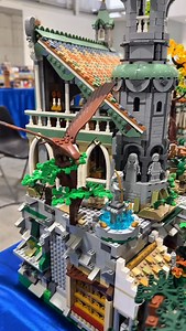Rivendell LOTR by Roberto Marino @romagnalug @nerdshow_bologna area Bricks curata da @mo.c.bricks #lego #legolotr #lotr | Il Mastro Costruttore