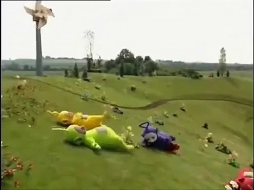 SUPER RARE Teletubbies Windmill Clip