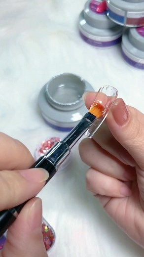 UV Gel Glitter Extend Nail Art.#nailutorials #nailsart #polygeltutorial #polygelnails #morovan #fyp #foryou #polygel #nailsnails #NailArt #nail #nails #nails💅 #nailsart #diynail