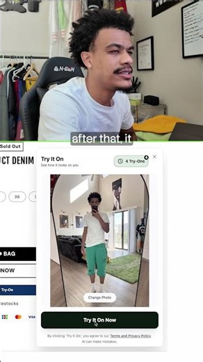 Boom! 🤯 The Ultimate Virtual Try-On App for Shopify | GenLook #ecommercetips #fashion #genlook