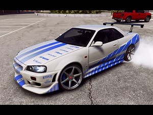 2Fast2Furious Brian O'connor's Nissan Skyline GTR R34 Build ( NFS Payback )