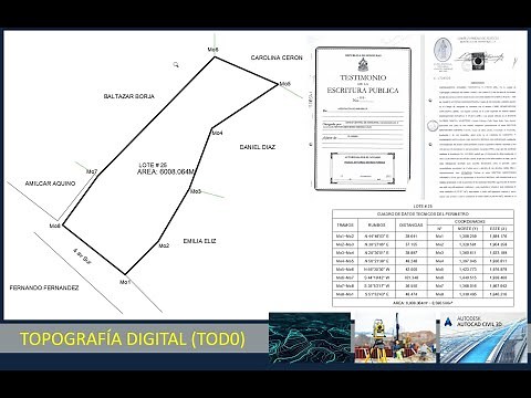AutoCAD Plano Catastral Automático (D)