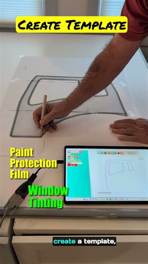 Can use the pen stylus outside for tracing patterns for ppf and window tinting?