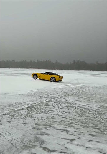 Crappies are biting! #bwfilms #bw #corvette #icefishing #vette