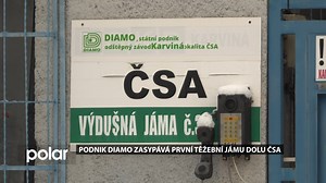 8.2K views · 60 reactions | ⛏ V současné době probíhá na bývalém Dole ČSA zásyp jedné ze tří jam, která byla hluboká mínus 1005 metrů pod terénem. Kompletní práce na zásypech budou hotové do roku 2028.  Více na: polar.cz/z/ryzldx | Televize POLAR | Facebook