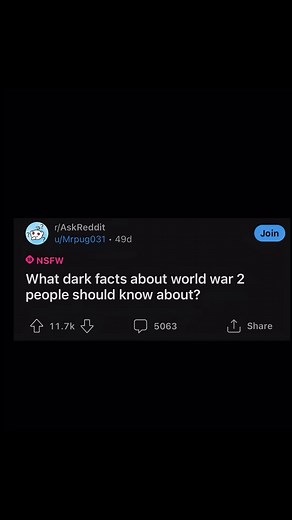 Dark World War 2 Facts You Should Know