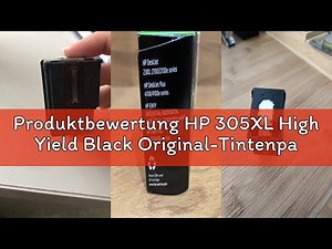 Produktbewertung HP 305XL High Yield Black Original-Tintenpatrone für HP DeskJet 2300/2700 / Plus 41