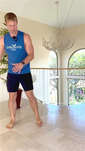 No equipment needed - 3 balance exercises! #balance #athomeworkout #homeworkout #fitnessfromhome #fitnesstips #homeexercises #fitnesstips #seniorfitness #seniorexercises #facebookexercises #exercis | Grow Young Fitness