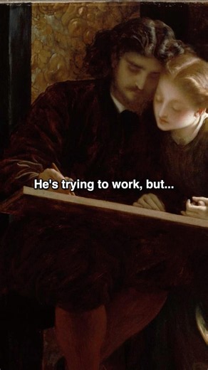 The SWEETEST love story in paint ❤️🎨 #artshorts #arthistory #artanalysis