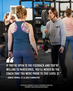Take the quality of your coaching to another level with the CrossFit...