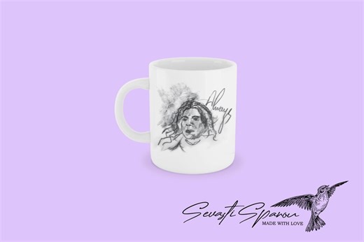 Always Professor Snape Mug, Porcelain Mug, Art by Sevi Spanou - Etsy