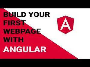 Build Your First Angular Home Page in 5 minutes