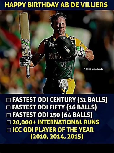 Happy Birthday Alien de Villiers👽❤️