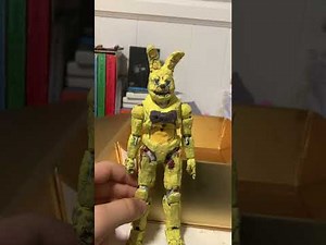 Peak spring Bonnie custom action figure review#actionfigure#springtrap#fivenightsatfreddys#mixtape