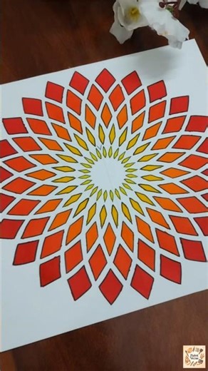 Colorful Pattern Art ❤️✨ | #ytshorts #shortsfeed #shorts #viralshorts #trending #pattern