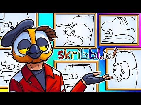 Skribblio Funny Moments - The Art World Gets HOMER'D!