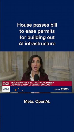 House passes bill to ease permits for building out AI infrastructure