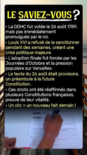La DDHC : sa vraie naissance, pas un jour unique !