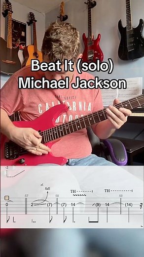 Beat It (solo) by Michael Jackson with tab