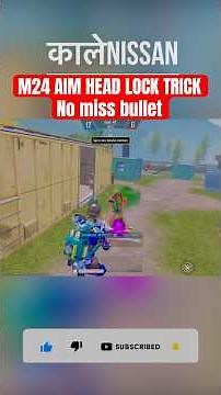 😱 Pubg tdm headshot trick 🔥 | M24 sensitivity in tdm |