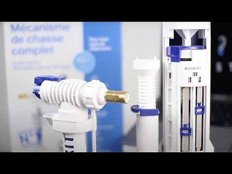 Geberit flushing mechanism with float valve | Floor-standing toilet | LINSTAN