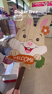 29K views · 19 reactions |  Get ready for the Easter Bunny! Dollar Tree has stacked tons of Easter decorations on their shelves. Check out these cute signs. | RetailMeNot | Facebook