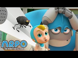 FLEA PROBLEM | Baby Cartoons for Kids | Arpo the Robot