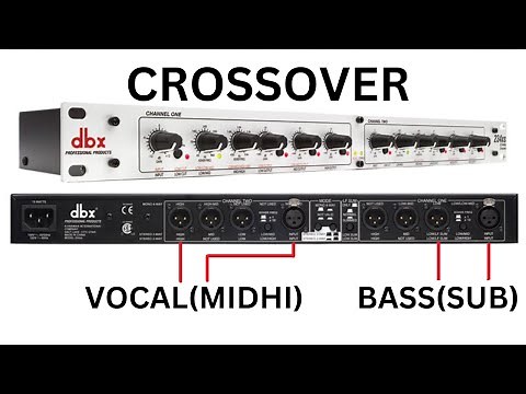 Dbx 234xs Crossover Sound system - Bass and Vocal
