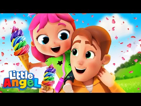Daddy Song (Fathers Day) | Little Angel Kids Songs & Nursery Rhymes