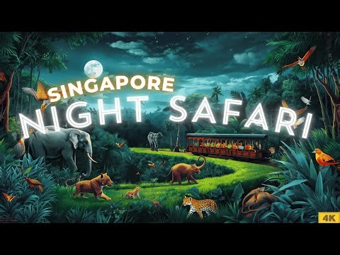 Singapore Night Safari Guide 2026, Tram Ride, Safari Trail, Animal Shows, Night Zoo Complete Tour 4k