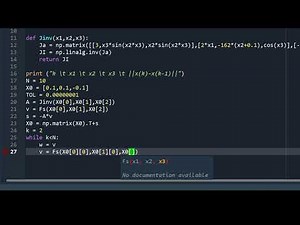 Método de Broyden (Cuasi Newton) para ecuaciones no lineales en Python