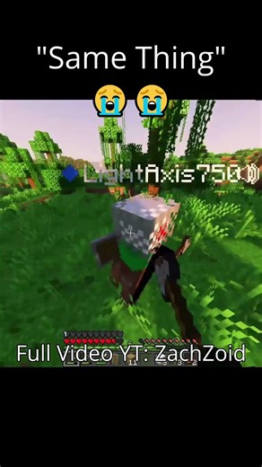It is NOT the same thing #minecraft