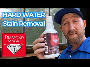 Removing Hard Water Stains from Windows Like a Pro (using Diamond Magic)