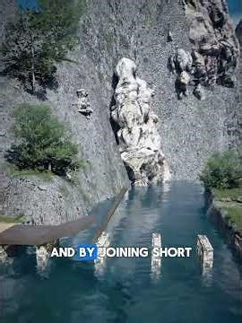 Build a wooden bridge without using nails 🪵