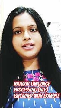 NATURAL LANGUAGE PROCESSING (NLP)EXPLAINED WITH EXAMPLE#shotrs #computereducation