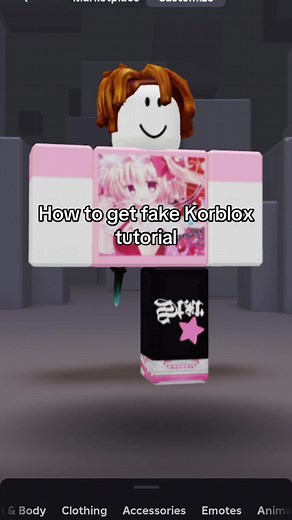 Tutorial: How to Get Fake Korblox Quickly