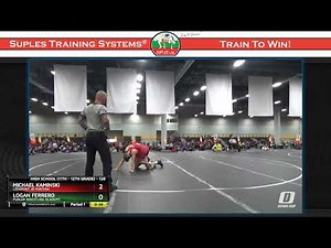 High School (11th - 12th Grade) 126 Logan Ferrero Purler Wrestling Academy Vs Michael Kaminski Loc