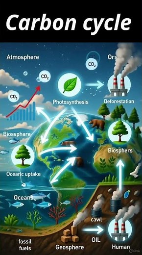 Carbon Cycle Explained | General Knowledge | How Carbon Moves in Nature