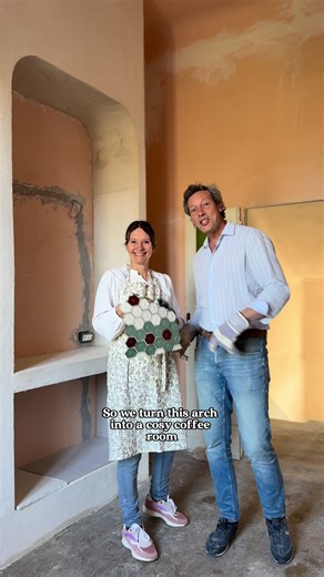 Restoring First Italian Room: Arch Tiling Project
