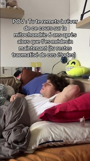 Syndrome de stress post traumatique (je rêve du cycle de krebs) ((oui je dors avec 4 coussins))