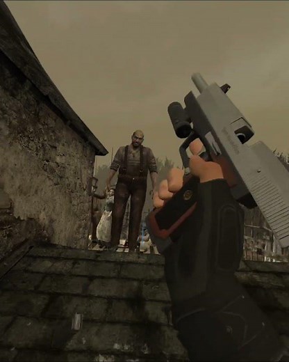 Resident Evil 4 VR John Wick Combat #1