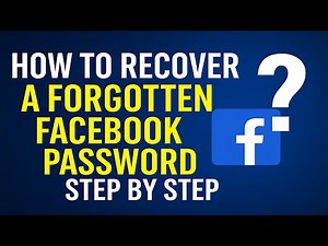 How to Recover a Forgotten Facebook Password — Step by Step (2025 Tutorial)