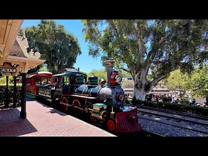 Disneyland Railroad Main Street, U.S.A Station [4K POV] 60fps