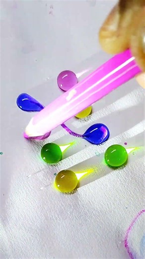 Fun Colors Water Drop 🔴🟣🟢💛 #shorts#art #colors #funny #mixing #games #satisfying #trending #viral